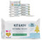 Kit & Kin Premium Eco Baby Wipes, 600 Wet Wipes (10 packs) | Biodegradable Plastic-Free & Super Soft | 99% Water | Hypoallergenic & Dermatologist Approved | No Perfumes | New & Improved Formula