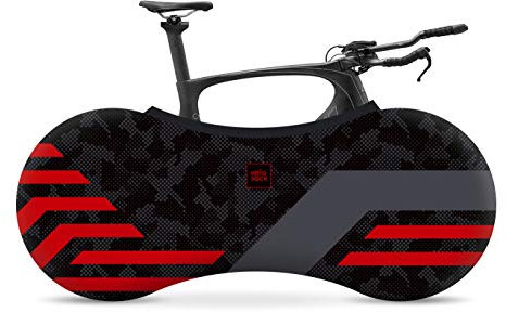 Velo Sock Unisex – Erwachsene Red Lines Bike Cover, One Size