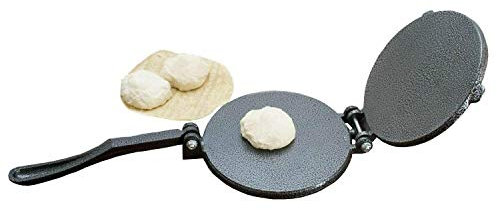 QSCTYG Aluminum 8 Inch 15/20CM Tortilla Press Maker Foldable Flour Corn Baking Tool DIY Pie Tools Kitchen Accessories Gadgets Bakeware tortilla press (Color : 20cm grey)