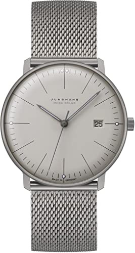 JUNGHANS max Bill Herren-Funkuhr Mega Solar Titan Saphirglas 59/2022.46