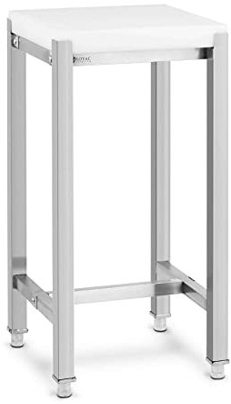 Royal Catering RCBC-01 Metzgerblock 40 x 40 cm 5 cm dicke Schneidplatte Hackklotz Küche Hackblock Metzger Block
