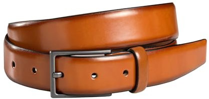 FENIX LOS ANGELES Gürtel Herren Farbe Desert Cognac Größe 95 cm, nickelfreie Schnalle 30 mm breit, nachhaltiger & verstellbarer Herrengürtel, perfekt für Anzug & Jeans