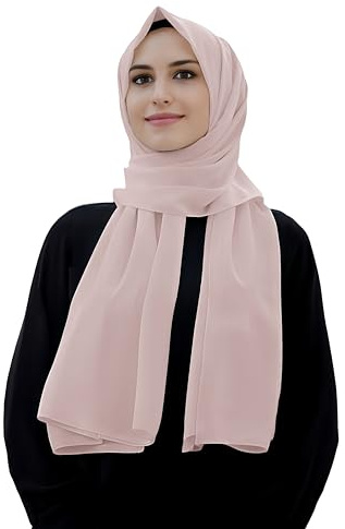 Lina & Lily Medina Seide Hijab Kopftuch Schal für Muslimische Frauen