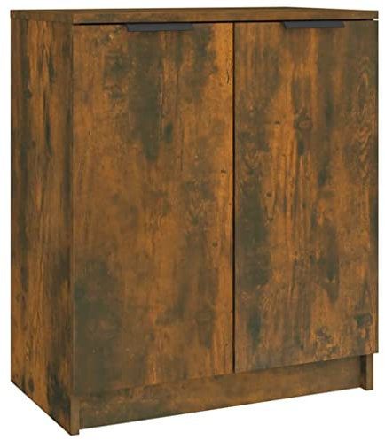 Generisch Schuhregal Schuhschrank Schuhregal Schuhaufbewahrung Schuhständer Schuhablage Schuhtruhe Schuhorganizer Flurschrank Eiche Sonoma 59x35x70cm Holzwerkstoff