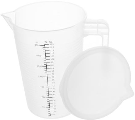 TIDTALEO Bicchiere Graduato Plastica Scala Per Misurare Oli Contenitore Multifunzionale Per Motore Succo e Tè Facile Da Pulire e