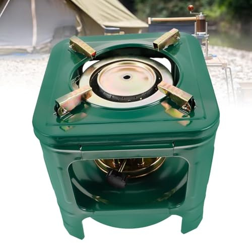 HWSDM Kerosene Stove, Camping Picnic Stove, Portable Camping Kerosene Diesel Alcohol Stove, Home Kerosene Burner, Outdoor Camping Cookware, for Heating Cooking Boiling