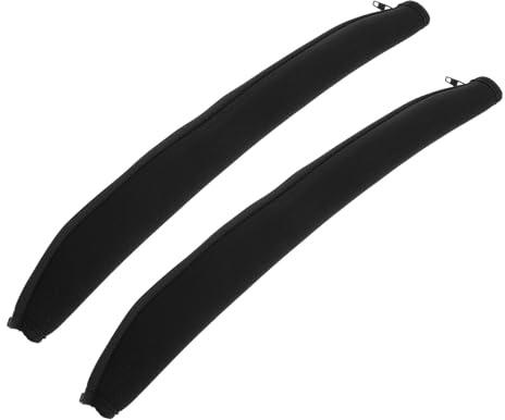 DOITOOL Protège Arceau Écouteurs en Tissu Noir 2 Pièces Absorption des Chocs, Housse de Remplacement pour Casque Audio, Protection Confortable et Solide