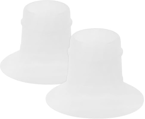 Toyvian Inserts De Bride En Silicone Lavables 28mm à 24mm Pour Tire-lait Manuel, Adaptateurs Flexibles Confortables Pour Mamans Allaitantes, Collection Optimisée, Lot De 2 Pièces