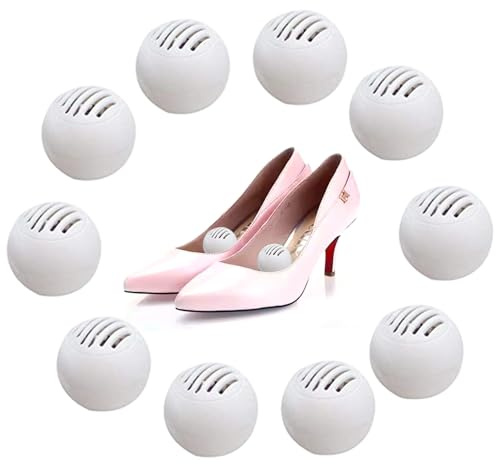 Deodorante per scarpe Palline per scarpe da ginnastica Deodorante Odore per armadietti Cassetti Bianco 10 pezzi