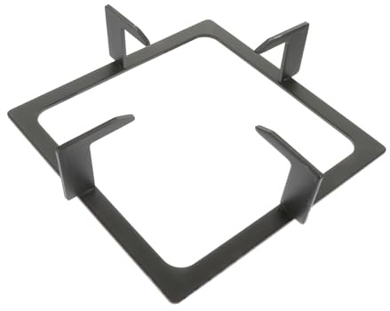 Mipcase Soporte Cuadrado para Estufa de Gas, Rejilla Resistente al Viento de Hierro Fundido, Soporte para Utensilios de Cocina y Ollas de Leche, Uso Doméstico