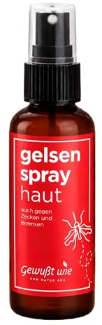 Gewußt Wie Gelsenspray Haut | Mückenspray Für Die Haut Gegen Gelsen, Zecken & Bremsen | Insektenschutz Spray | Outdoor & Reise | 100 ml | Hautspray