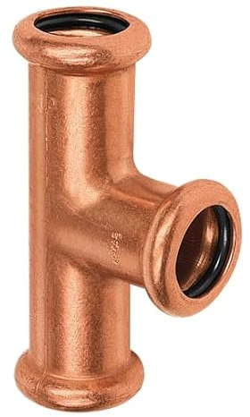 Sanitop-Wingenroth CU-Pressfitting Kupfer-T-Stück 5130 22 x 15 x 22, 1 Stück, 12767 7