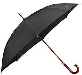 Samsonite Wood Classic S - Man Auto Open umbrella, 98 cm, black