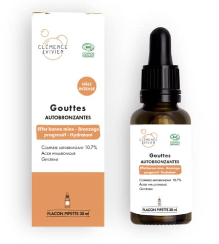 Clémence & Vivien Gouttes autobronzantes hâle intense