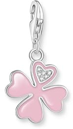 THOMAS SABO Damen Charm-Anhänger Herz Flügel Charm Club 925 Sterling Silber 0613-001-12