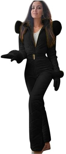 RIKAY Ski Suits for Women UK, Womens Ski Suit Waterproof Windproof Winter Warm Snowsuit Outdoor Sports Jackets Waterproof Jacket Outdoor Skiing Snowboarding Coat