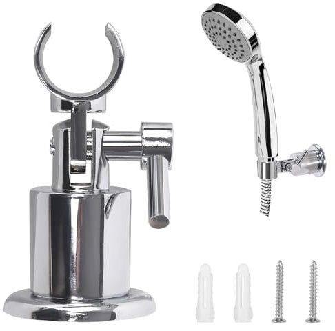 Supporto Soffione Doccia Supporto Doccino a 180 Gradi Supporto Doccia Muro in Metallo Porta Soffione Doccia per la Maggior Parte dei Soffioni Doccia