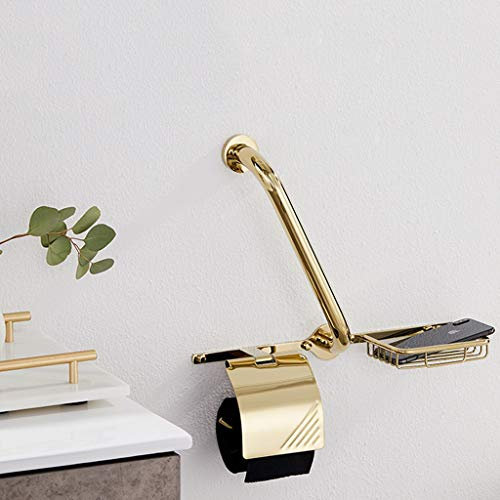 Haltegriffe Griff Sicherheitsunterstützung Handläufe, Haltegriffe für Badezimmer, Badewannen-Sicherheitsgriffstange Toiletten-Haltegriff-Sicherheitsschienen, verstellbarer, an der Wand montierter Toi