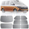 MaxAwe 8Pcs Internal Thermal Blind Set - Fits VW T4 SWB, Luxury Sunshade Wrap & Winter Insulation Cover Kit for VW Campervans & Motorhome