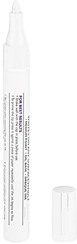 JTLB 1 pz. Matita professionale resistente all'acqua per auto, pennarelli per vernice per pneumatici (bianco)