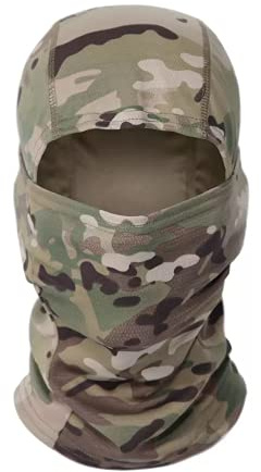 TXDAMAI Sturmhaube,Balaclava Tarnung Vollmaske Atmungsaktive Lycra Vollgesichtsmaske Winddichte Leichte Sturmhauben Männer Frauen zum Laufen Wandern im Freien Motorrad Radfahren Sport
