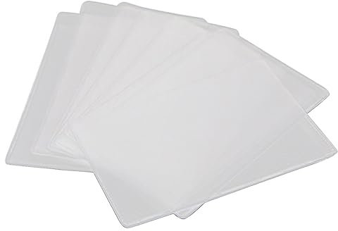 Tofficu 12stücke Teiliges Bus Bankkartenhalter Aus Transparentem Mattiertem Pvc Leichter Schutzbewusster Ausweishalter Für Personalausweis Praktische Aufbewahrung Für Kartenverlustpräventi