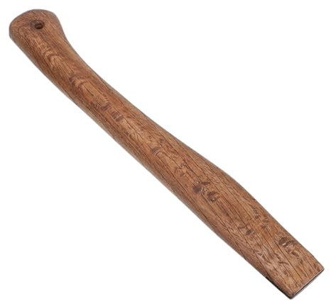 Mikikit Holz-ersatzstiel Für Schaufel Besenstiel Gartenhacke Aus Karbonisiertem Quercus Acutissima-Holz Passend Für Holzbearbeitungswerkzeuge Und Axtstiele