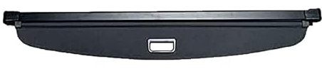 SHWEYFNZ Auto Laderaumabdeckung Kofferraum für VW TOURAN 2006-2012 2013 2014 2015, Auto Einziehbarer Laderaumabdeckung Kofferraum Privatsphäre Zubehör,Black
