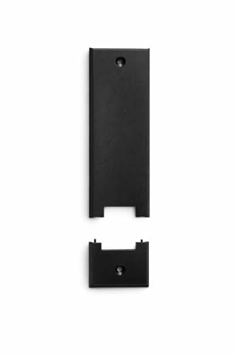 Rolladengurt, Abdeckung, Cover,Blende, Lochabstand 215 mm, Gurtwickler Abdeckung Montage ohne Gurtausbau, DIY (Schwarz)