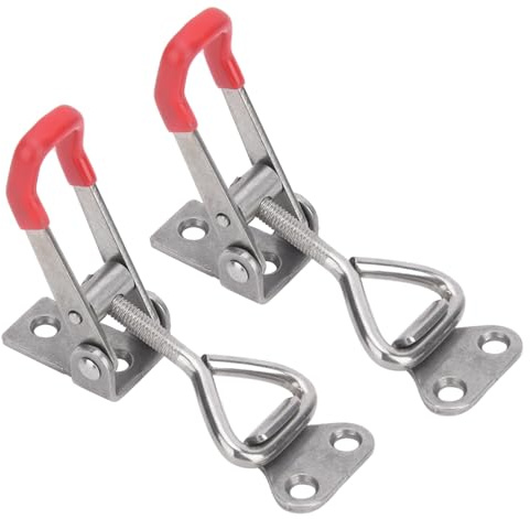 ERYUE 304 Stainless Steel Toggle Clamp 150kg Clamping Force Quick Fixture Hand Tool, for Stable Performance, Long-Term Use