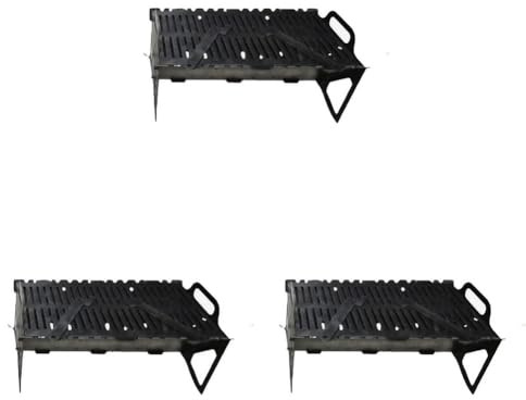 Barbacoa compacta de acero inoxidable de barbacoa plegable de carbón vegetal para camping y picnic al aire libre