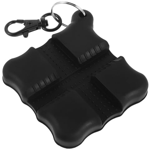 BESPORTBLE Extractor de Flechas Compacto de Silicona Negra Pinza Ranurada Antideslizante, Herramienta para Quitar Flechas de Madera, Aluminio y Carbono Clip para Cinturón, Accesorio Versátil