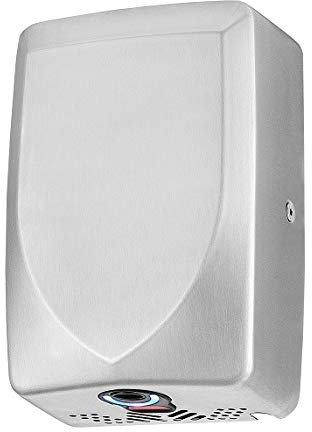 Dryflow Slimforce Powerful Hand Dryers for Toilet, Fast Drying, Mini Robust Stainless Steel Cover, Automatic Electric Hand Dryer, Low Energy Use, Hand Dryer For Commercial Bathroom, Wall Mounted