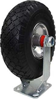 HKB ® Bockrolle mit PU-Rad 3.00-4, Rad-ø=260mm und Radbreite = 75mm, mit Kugellager und Metallfelge