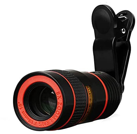 XIXIDIAN Phone Camera Lens,Phone Lens Universal Product Can Provide HD 12X Optical Zoom Clip on Cell Phone Lens Kits Compatible with Most Phones,Most Smartphones