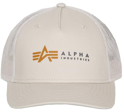 Alpha Industries Unisex Hut Alpha Industries Alpha Label Trucker Cap Trucker Cap für Herren
