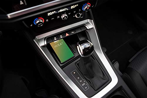 INBAY 15W Handyhalterung Auto Ablagefach Induktiv/Kabellos passend für Audi Q3/Q3 Sportback (F3) - Autohalterung Zubehör Innenraum - Qi