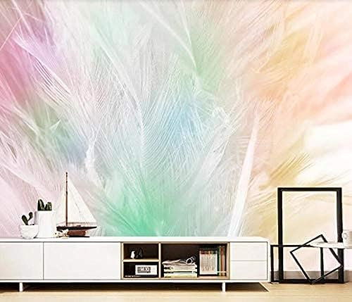 XLMING Papel Pintado Acuarela Multicolor S Papel Pintado Salón Papel Pintado Papel Pintado 3D Decoración Fotomural Dormitorio Sala De Estar Pared Pintado Papel Tapiz No Tejido-430cm×300cm