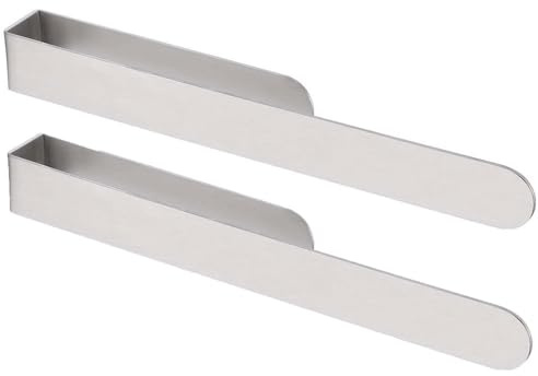 2PACK Handtuch Rack, 14 Zoll klebender Handtuch Bar Stick auf Handtuch Ring für Badezimmer Wand Küche Edelstahl gebürstet Splitter