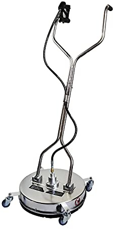 LANNADD Hochdruckreiniger Edelstahl, Flächenreiniger Hochdruckreiniger Bodenwäscher Bodenwäsche, Edelstahl Bodenreiniger Oberflächenreiniger Boden Passend Auf Gängige Hochdruck Bodenwäsche