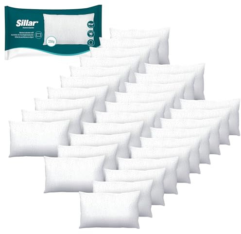 Sillar 30 Pièces Sachets de Granulés pour Déshumidificateur, Contrôle des Moisissures pour Pièces de 20 m² | Sachet Anti Humidité, Recharges Ultra-Absorbantes