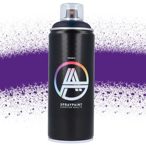 Double A Spraypaint Sprühdose 400ml Sprühfarbe Acryllack Sprühlack matt hochdeckend DIY Kunststoff Metall Möbel Deko (DA-240 Get Lost A Lot Purple)