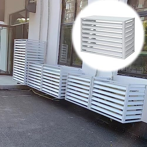 Klimaanlagen-Abdeckung, Außen-Klimaanlagen-Abdeckung, Sichtschutzzaun, Aluminium-Sichtschutz, Klimaanlagen-Abdeckungen, Pflanzen-Präsentationsregal, Lagerregal, Außen-Kondensator-S