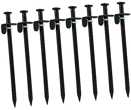 16 Stück Zeltheringe Aluminium-Zeltpflöcke Zeltnägel Leichtes Zelt Ultraleichtes Zelt Campingzeltanker Outdoor-Zelte Tienda De para Playa Gusseisenzu