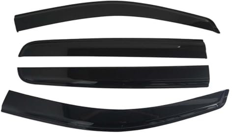 NINQ 4 Stück Auto Windabweiser für Ford Ranger T9 2022 2023 2024, Seitenscheiben Windabweiser Vorn Hinten Wasserdicht Langlebiger Regenabweiser