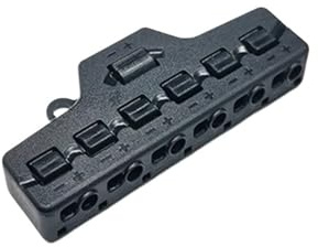 Generisch 6 Ports Out Line Splitter Quick Connect Niederspannungskabel Splitter Verteilerblock for Beleuchtung LED-Streifen Anschlussklemme(TL-106)
