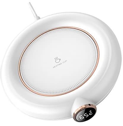 Posavasos Calentador de Tazas Eléctrico USB 5v 10w Blanco