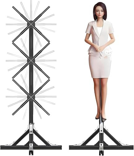 Schermo Olografico 3D a Ventaglio, Proiettore Olografico 3D 1x3, Videowall Con Display Olografico 3D a Grandezza Naturale, Supporta App Mobile Wi-Fi, Per Centri Commerciali, Negozi Di Abbigliamento