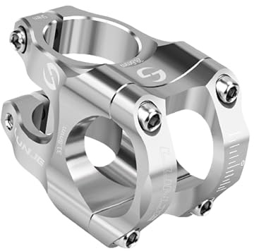 goucrro Fahrradvorbau 31,8 Vorbau 35 mm kurzer Lenker Vorbau Leichter Vorbau aus Aluminiumlegierung für die meisten Fahrräder, MTB-Rennräder