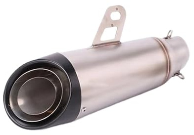 Motorcycle exhaust center pipe MT-07 FZ-07 Motorcycle Full Exhaust System SC Muffler Exhaust Suitable For Yamaha MT07 FZ07 2014-2021 MT 07 TRACER 700 Xsr700(Yellow)